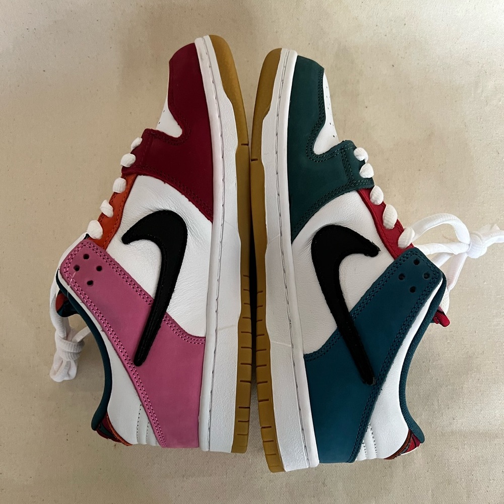 Nike SB Dunk Low Pro QS Parra Size 7.5 NWOB
